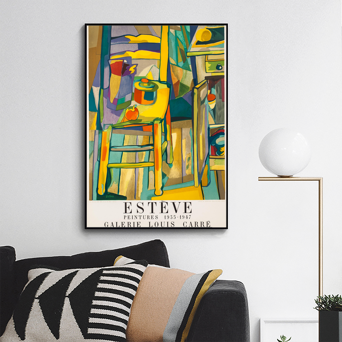 Maurice Estève,La Chaise de Cuisine - Peintures - Galerie Louis Carre