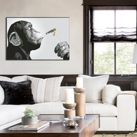 Monkey Chimp Smoking Spliff