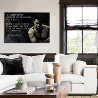 Muhammad Ali Don't Quit Quote