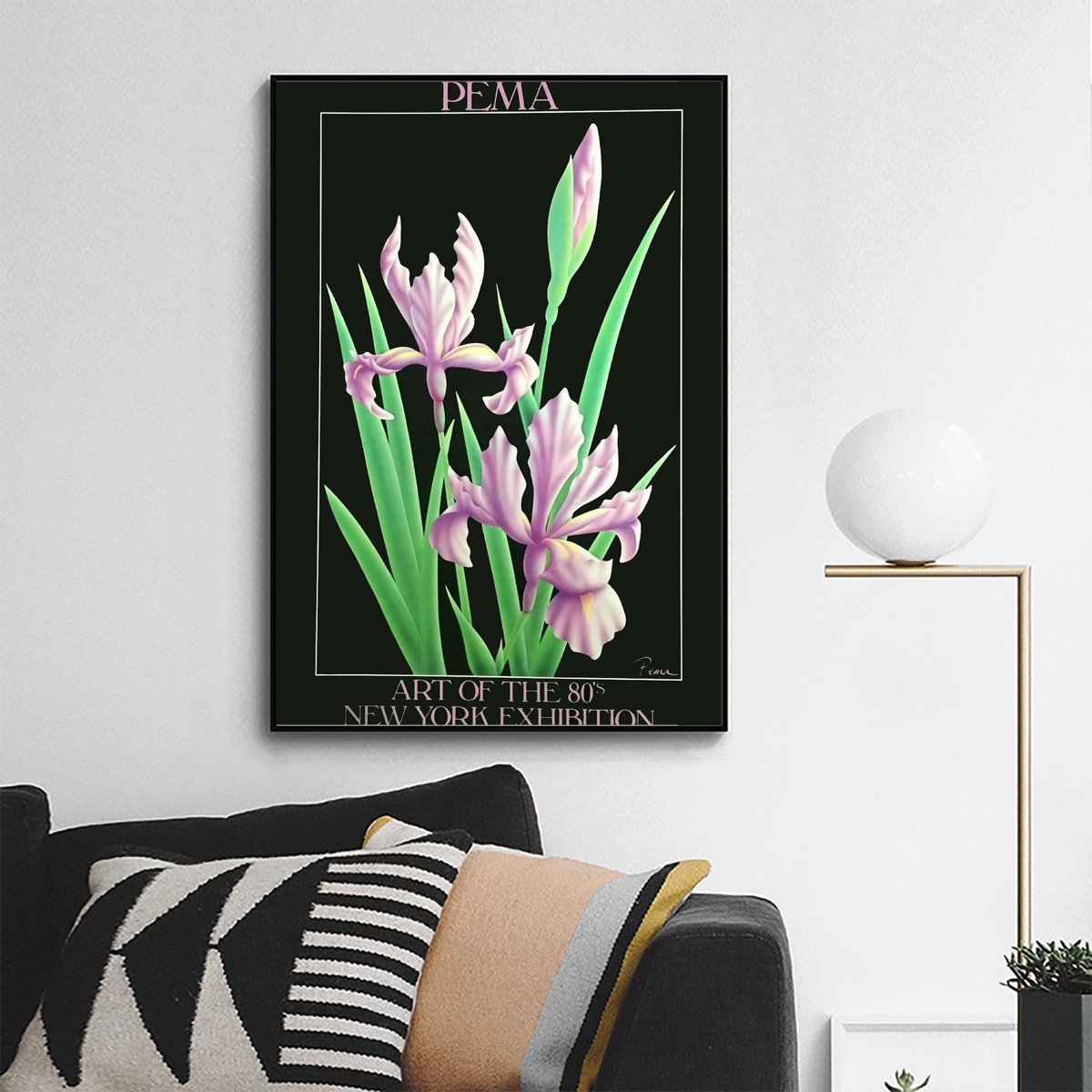 PEMA,Art of the 80's New York Exhibition-Poster