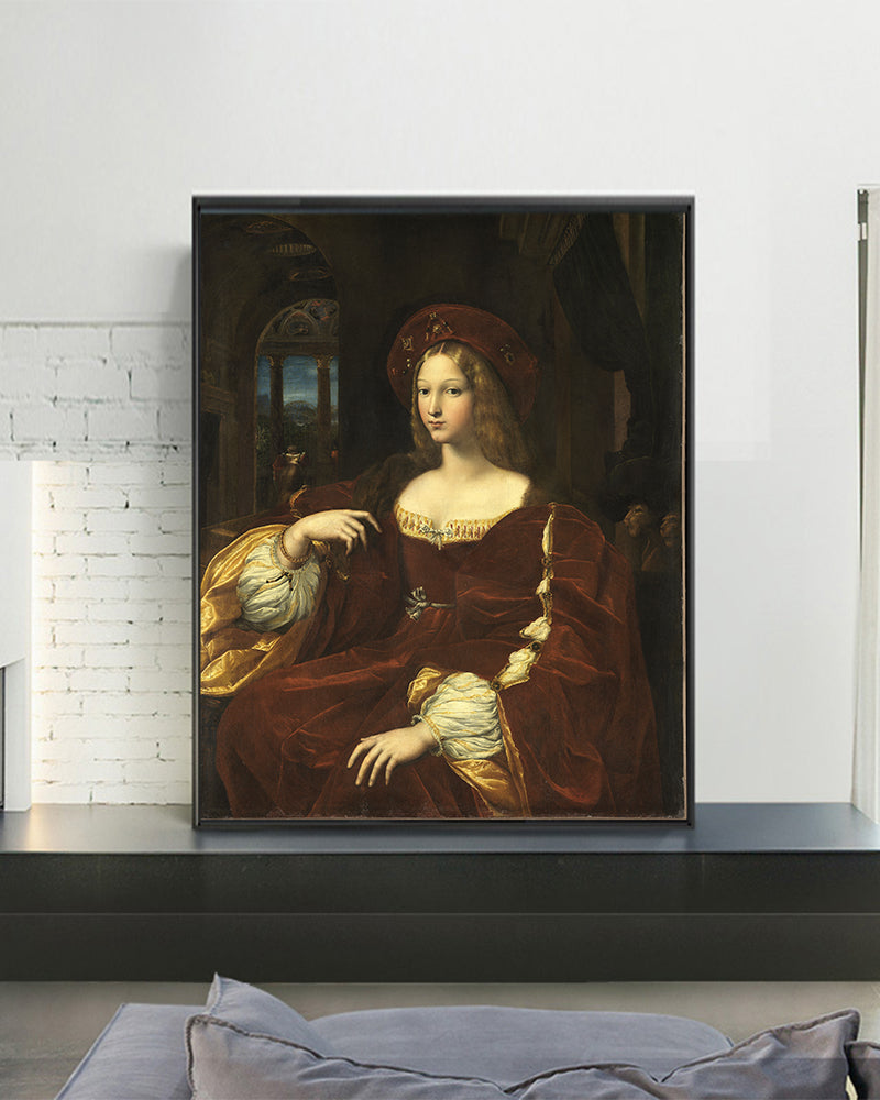 Portrait of Doña Isabel de Requesens y Enríquez de Cardona-Anglesola-Giulio Romano and Raphael