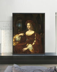 Portrait of Doña Isabel de Requesens y Enríquez de Cardona-Anglesola-Giulio Romano and Raphael