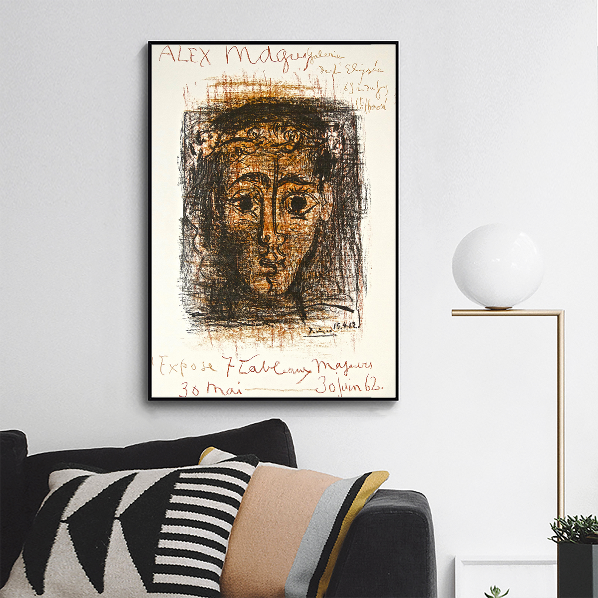 Pablo Picasso,Exhibition Alex Maguy, Galerie de l'élise - 1962