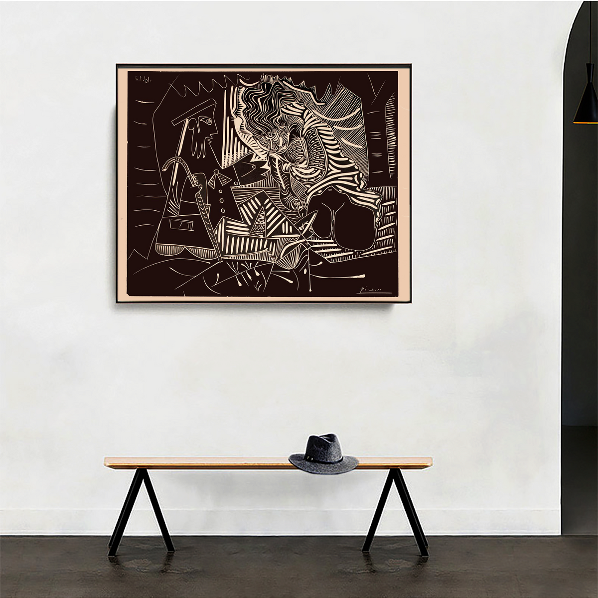 Pablo Picasso,Exhibition Poster, Luncheon on the Grass