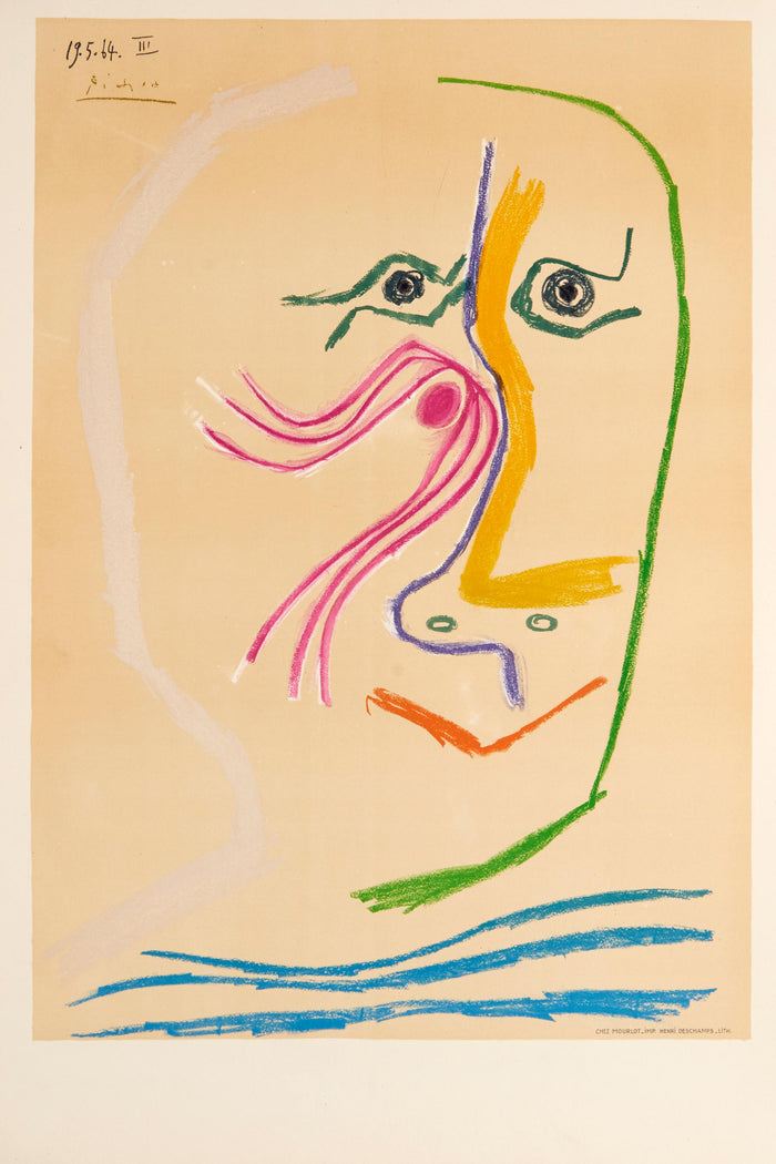 Pablo Picasso,Hommage a Rene Char