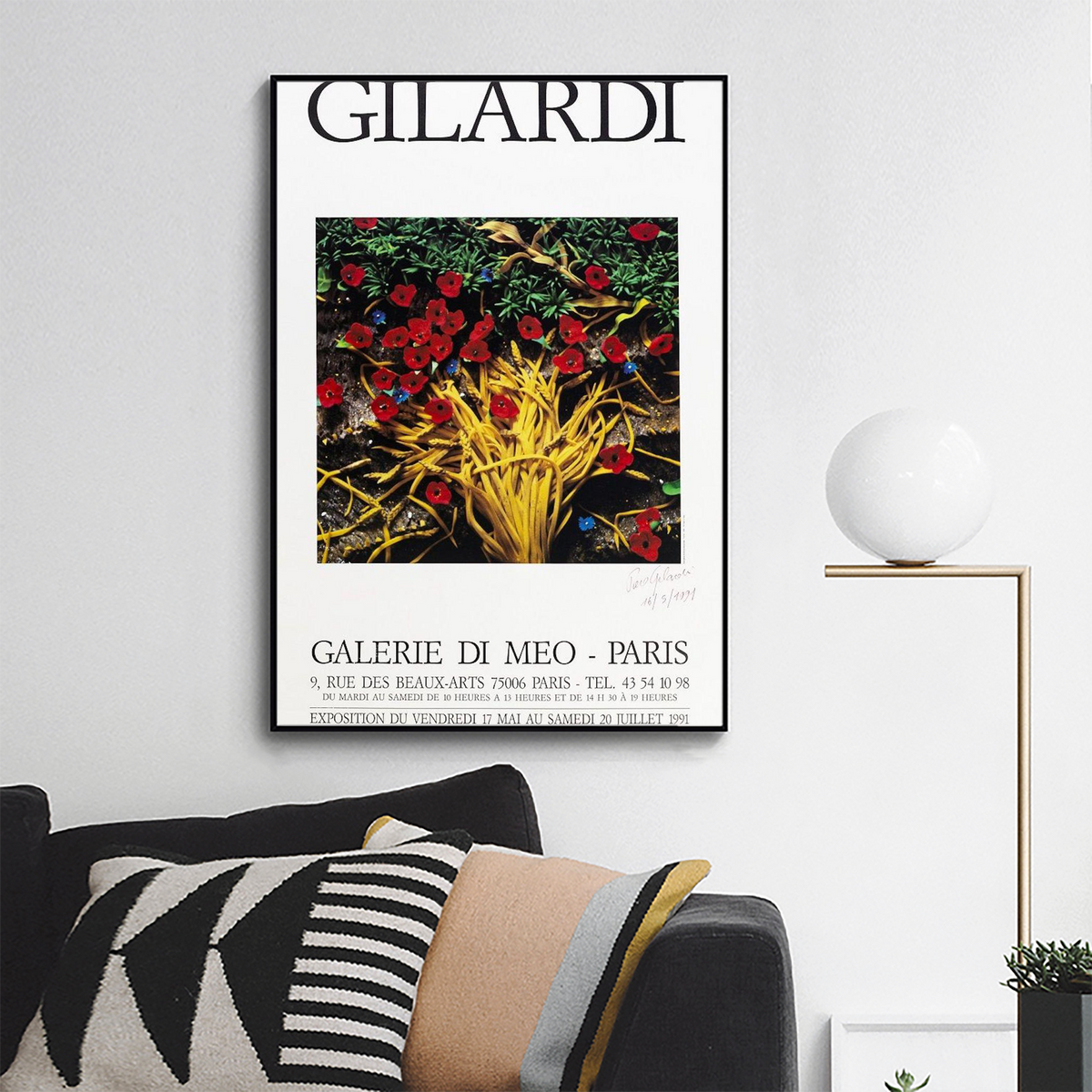 Piero Gilardi,Poster Gilardi Exhibition at Galerie Di Meo, Paris