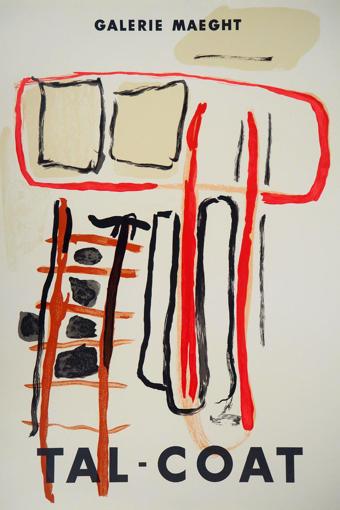 Pierre Tal-Coat,Abstract Composition,Maeght 1956