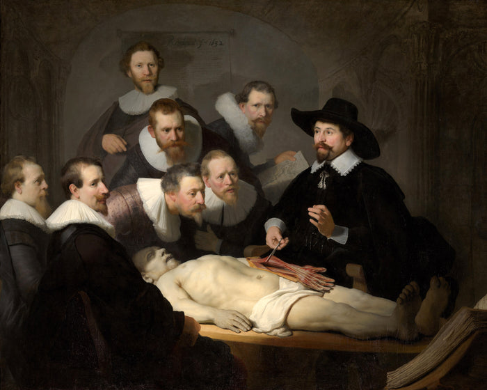 The Anatomy Lesson of Dr. Nicolaes Tulp by Rembrandt