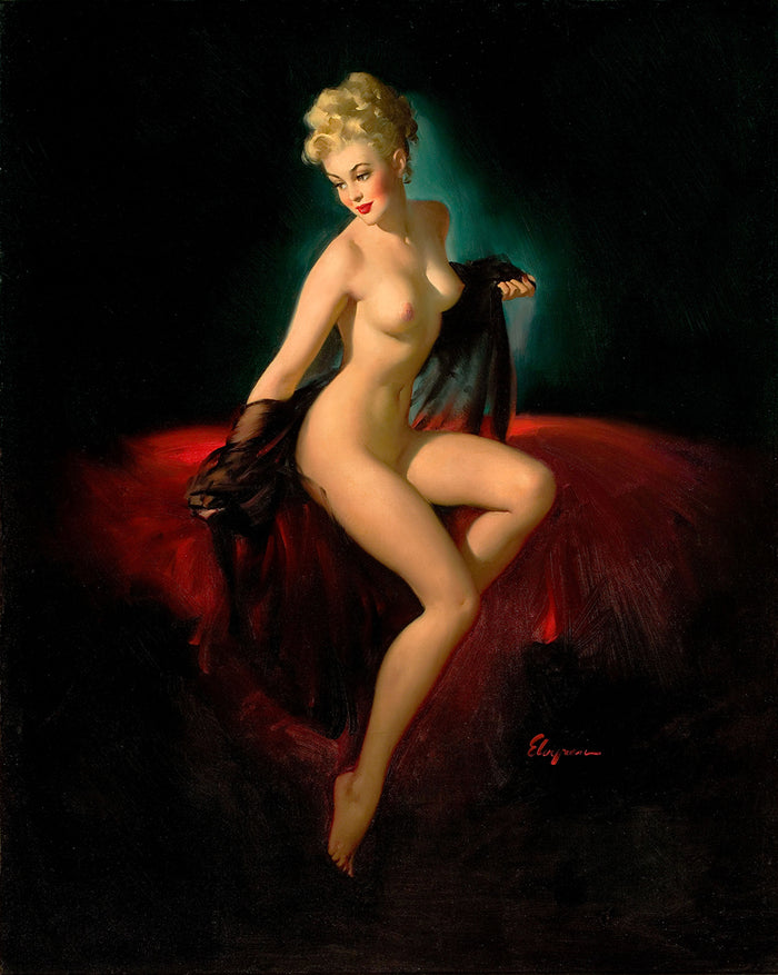 UNVEILING by Gil Elvgren