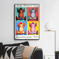 Vintage Poster Andy Warhol Cars Pop Art Exhibition Bern Mercedes Benz