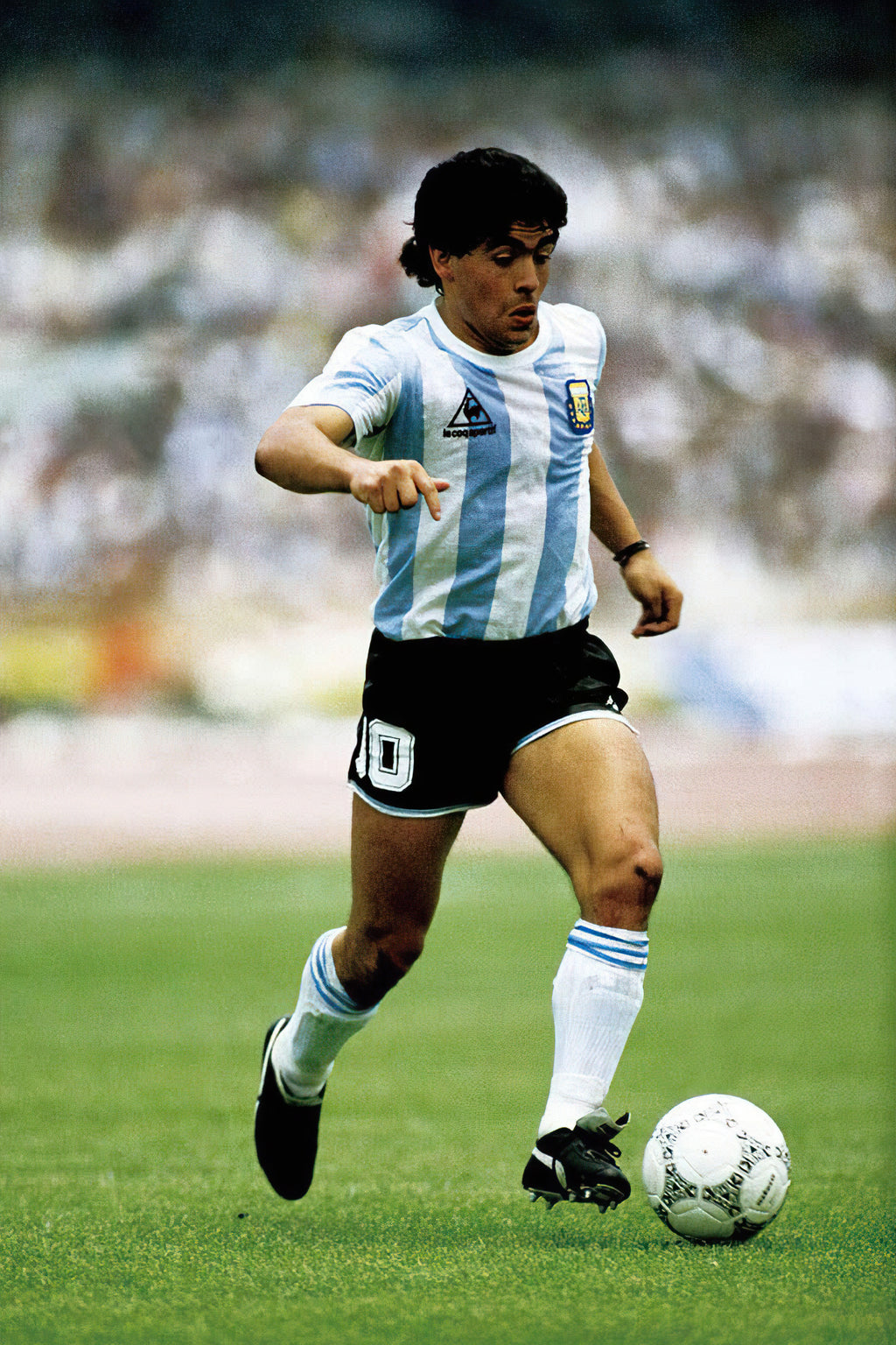 Maradona. Biker Maradona No. 4. Poster (poster). Dimensioni 30x40