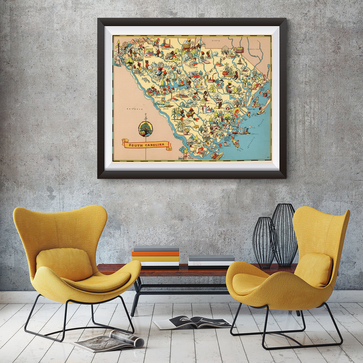 Nevada Funny Vintage Map