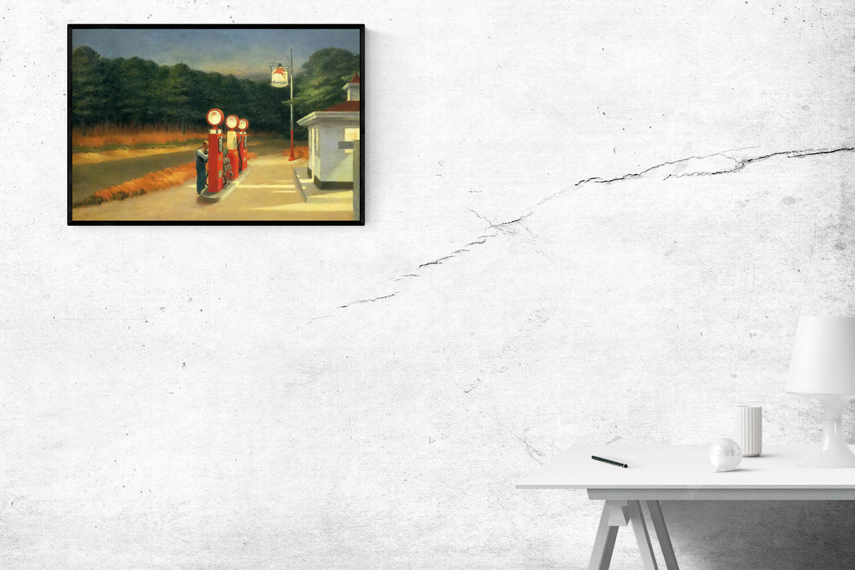Gas by Edward Hopper