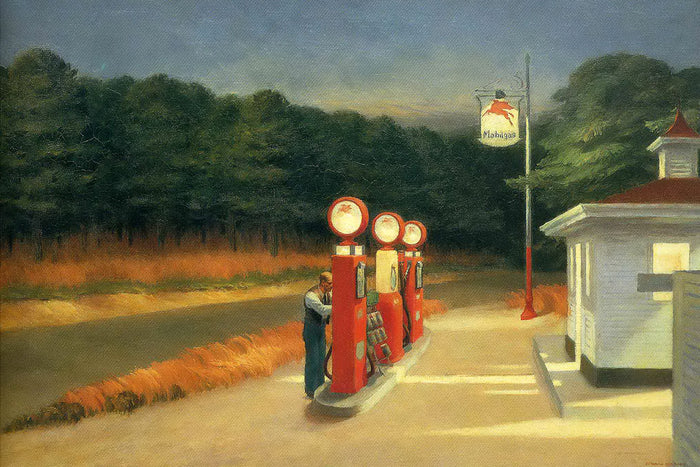 Gas by Edward Hopper