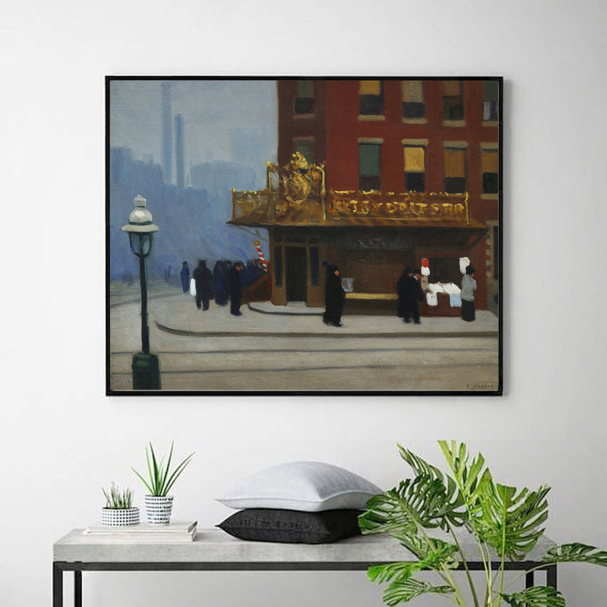 New York Cornerit by Edward Hopper