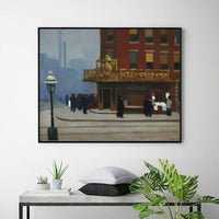 New York Cornerit by Edward Hopper