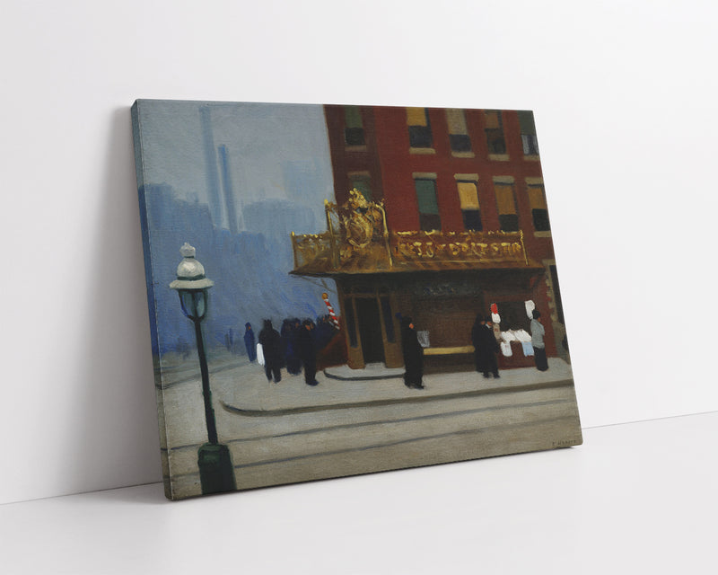 New York Cornerit by Edward Hopper