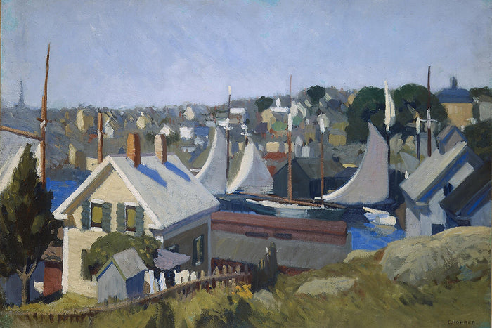 Gloucester Harbour by Edward Hopper