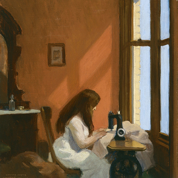 Girl at a Sewing Machine by Edward Hopper