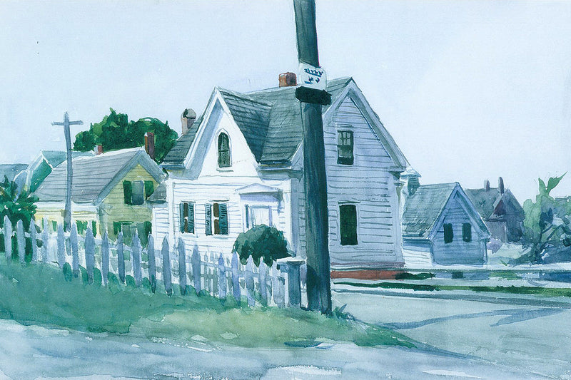 White House with Dormer Window by Edward Hopper