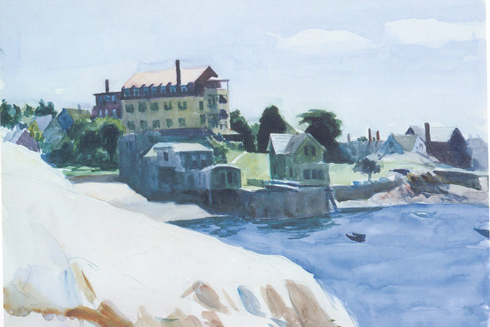 Small Town on Cove by Edward Hopper