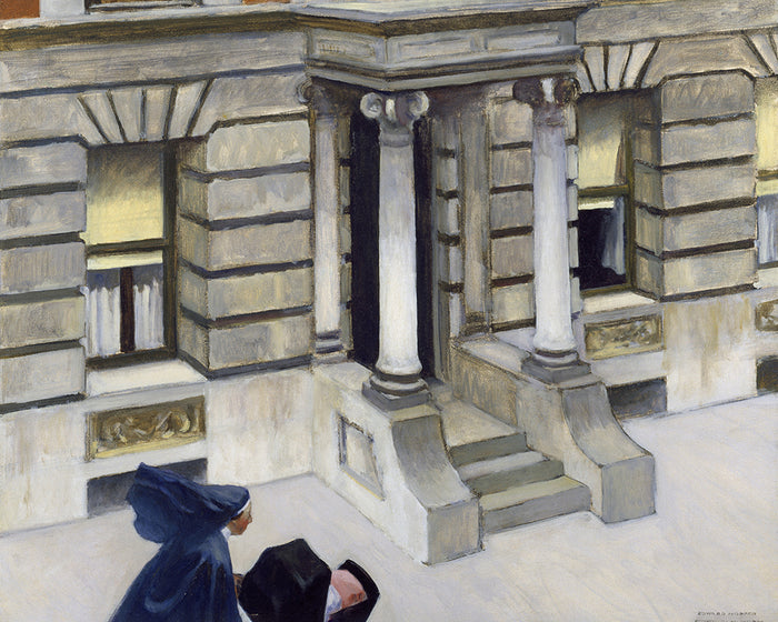 New York Pavements by Edward Hopper