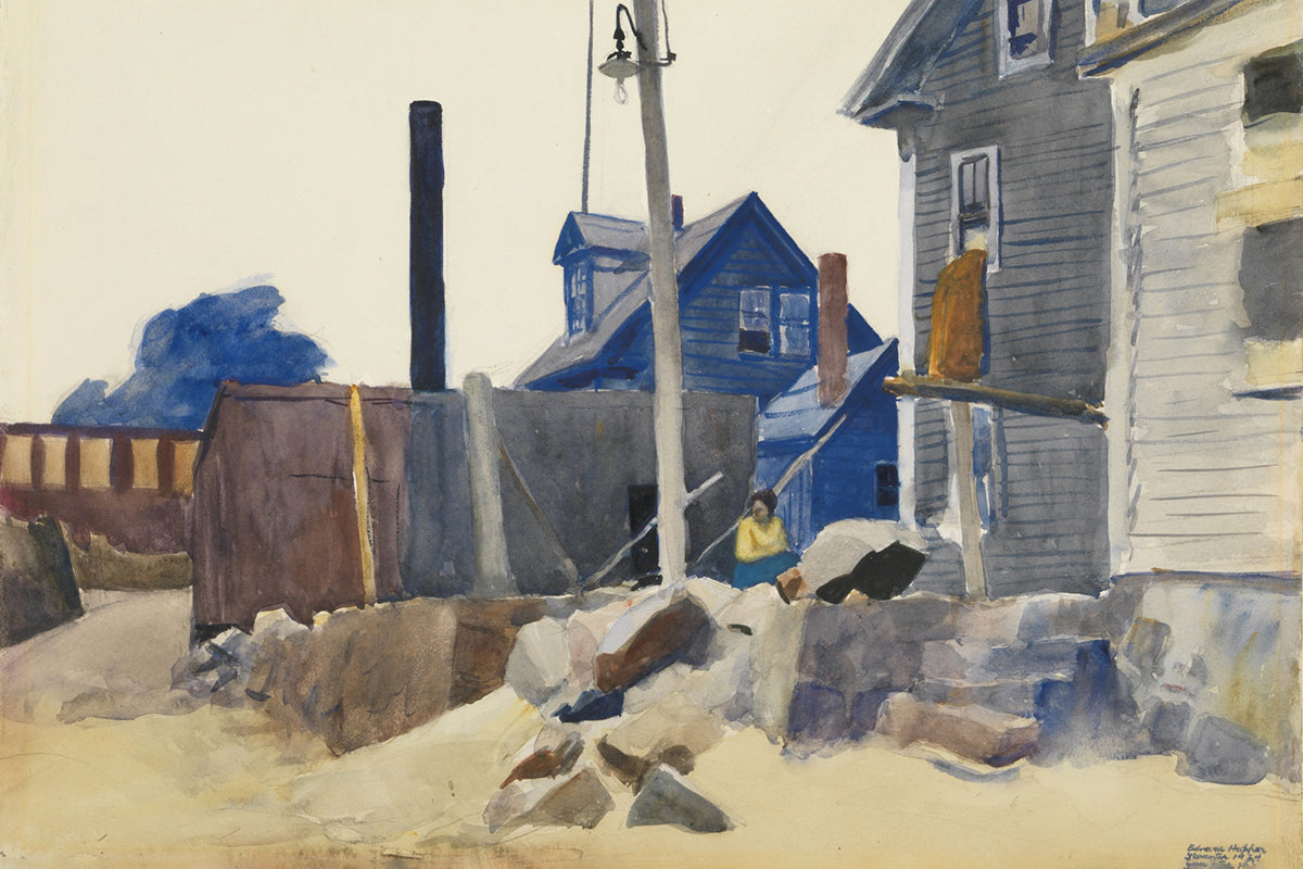 house on the shore by Edward Hopper