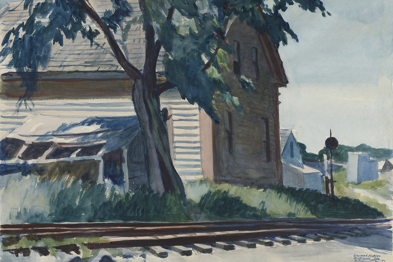 Lime Rock Railroad by Edward Hopper