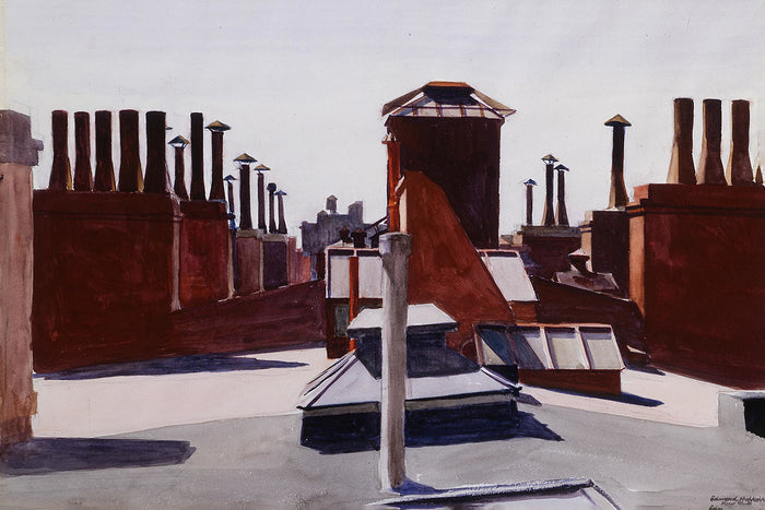 Roofs of Washington Square by Edward Hopper