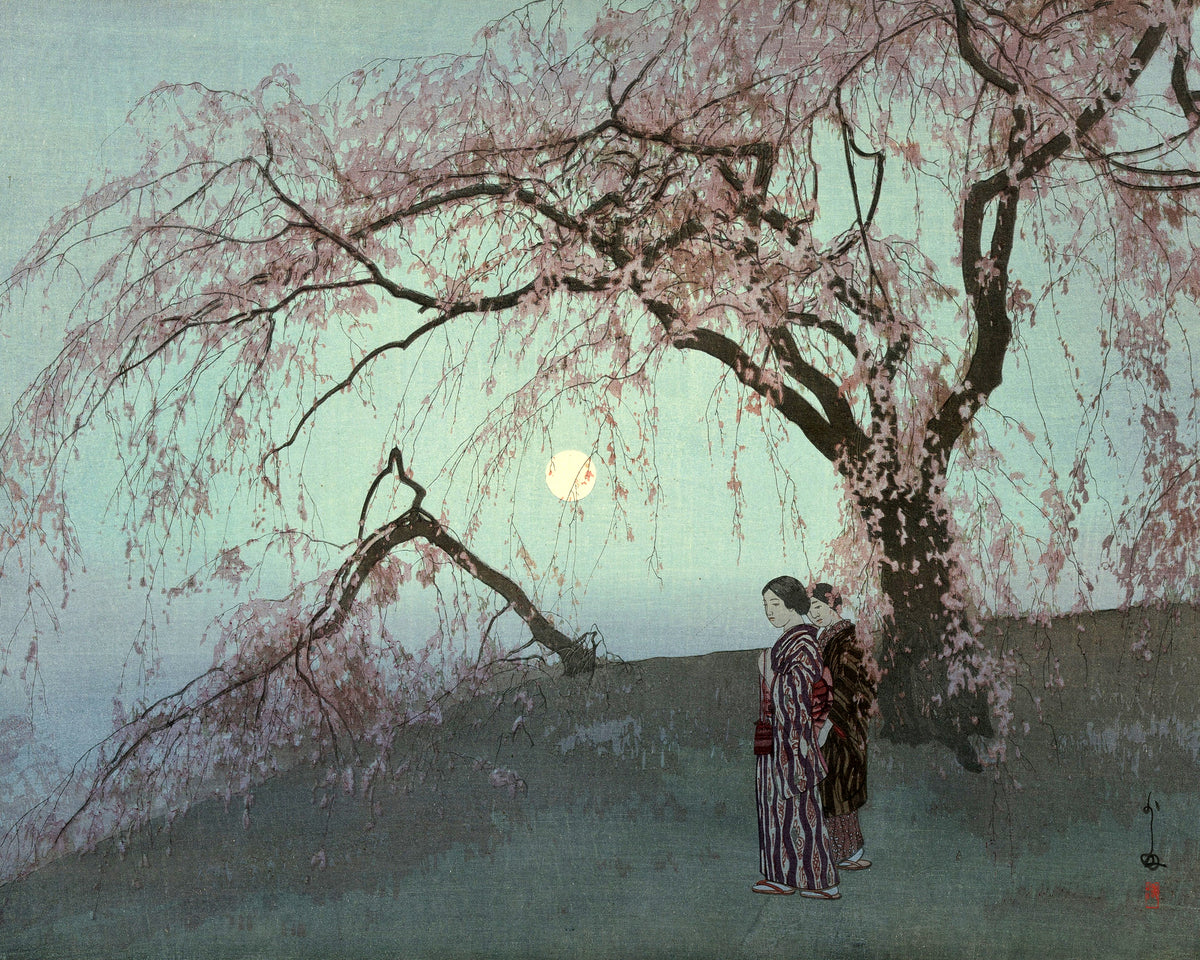 KumoiCherryTrees  by Hiroshi Yoshida