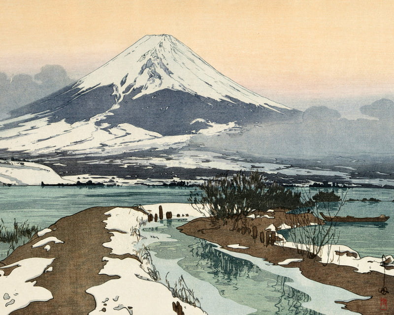 Fuji From Kawaguchi Lake by Hiroshi Yoshida