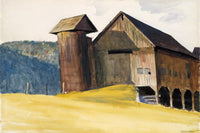 Barn and Silo,Vermont by Edward Hopper