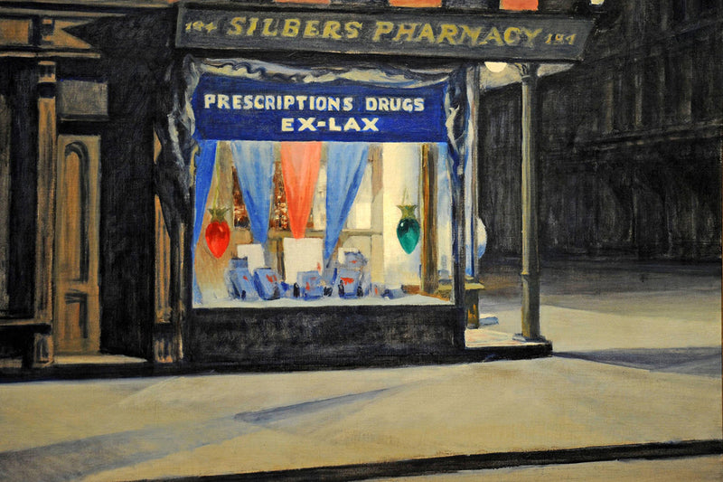Drug Store by Edward Hopper