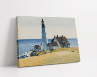 Lighthouse and Buildings by Edward Hopper