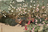 Hollyhock by Hiroshi Yoshida