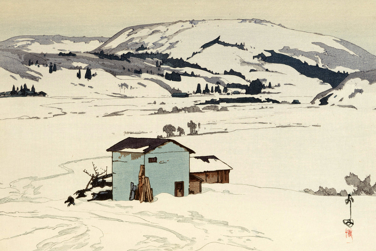 Winter In Taguchi by Hiroshi Yoshida