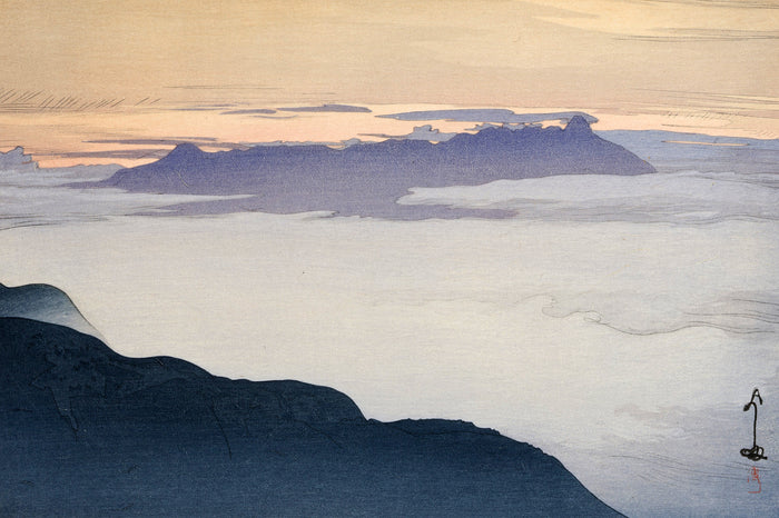 Mt. Yatsu after Rainby Hiroshi Yoshida