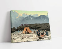 CampingMountKitadakeAndMountAinodake by Hiroshi Yoshida