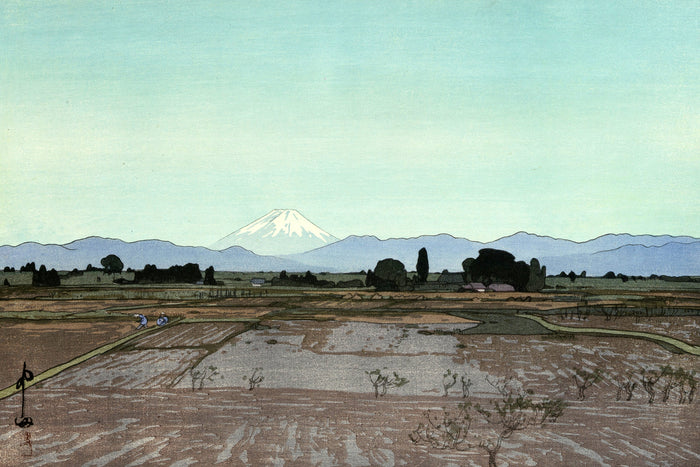 Fujiyama From Musashinoby Hiroshi Yoshida