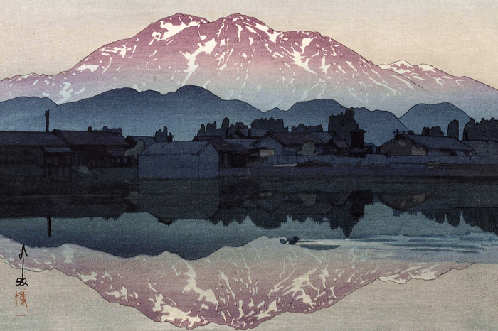 At Itoigawa in the Morning by Hiroshi Yoshida