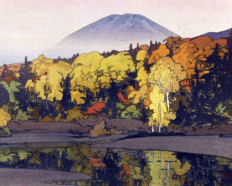 Autumn in Hakkodasan by Hiroshi Yoshida