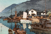 Harbor Of Tomonoura by Hiroshi Yoshida
