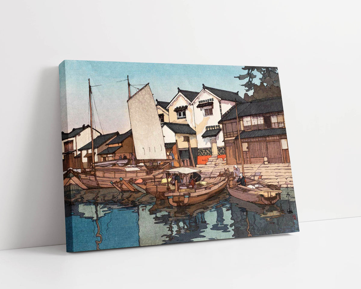 Warehouses In Tomonoura by Hiroshi Yoshida