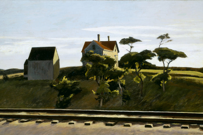 New York, New Haven & Hartford by Edward Hopper