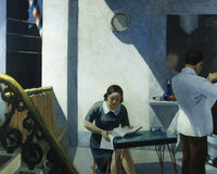 barbershop by Edward Hopper