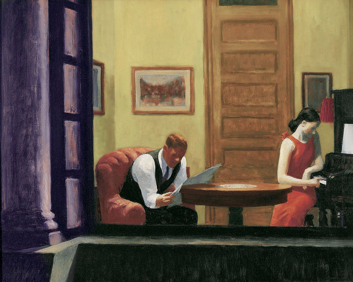 Room in New York by Edward Hopper