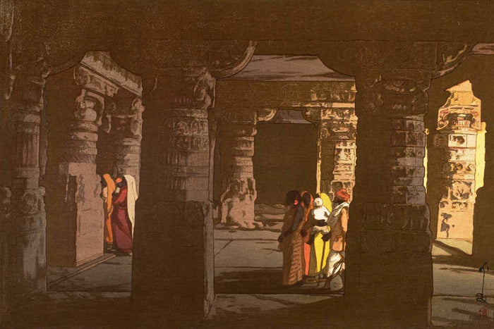 Cave Temple3 by Hiroshi Yoshida