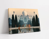 Morning Mist In Taj Mahal by Hiroshi Yoshida