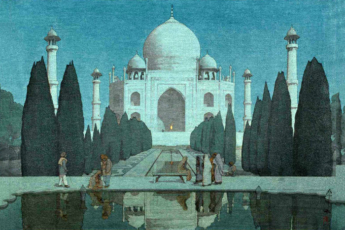 Night In TajMahal by Hiroshi Yoshida