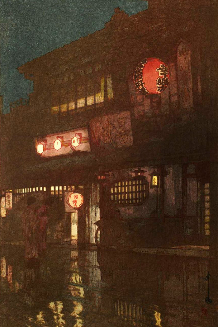 NightInKyoto by Hiroshi Yoshida